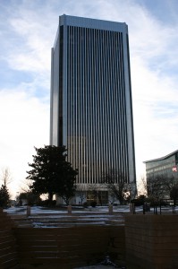 Federal Reserve Bank Tower, From Kanawha Plaza