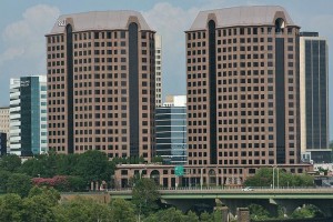 Riverfront Plaza from the Lee Bridge