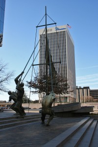 James Center Sculpture by Lloyd Lillie